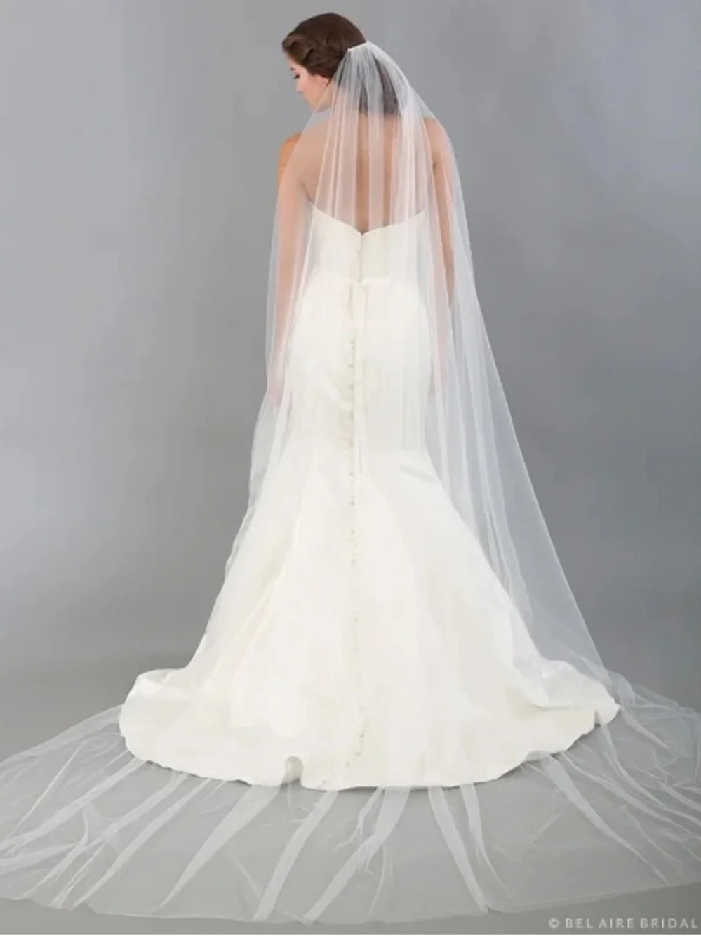 Bel Aire Bridal luxe tulle cathedral veil